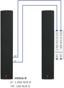 VENIA-8 bi-amping über VENIA-8sp DDA
