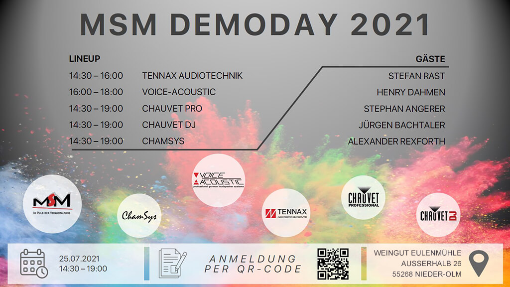 MSM Veranstaltungstechnik DemoDay 2021