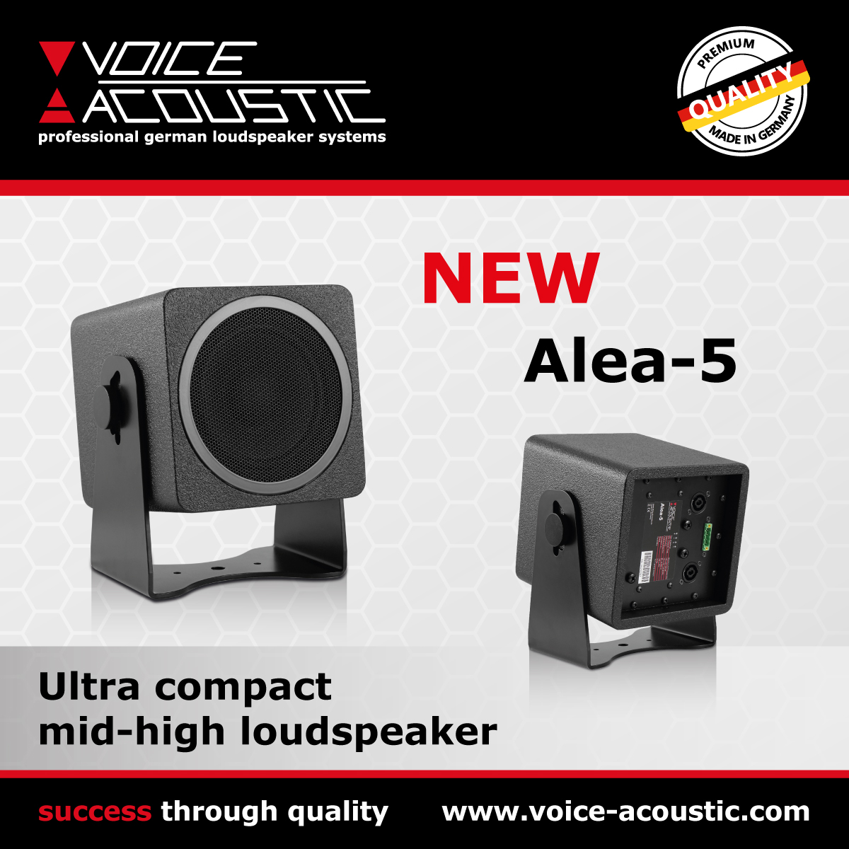 New: Voice-Acoustic Alea-5