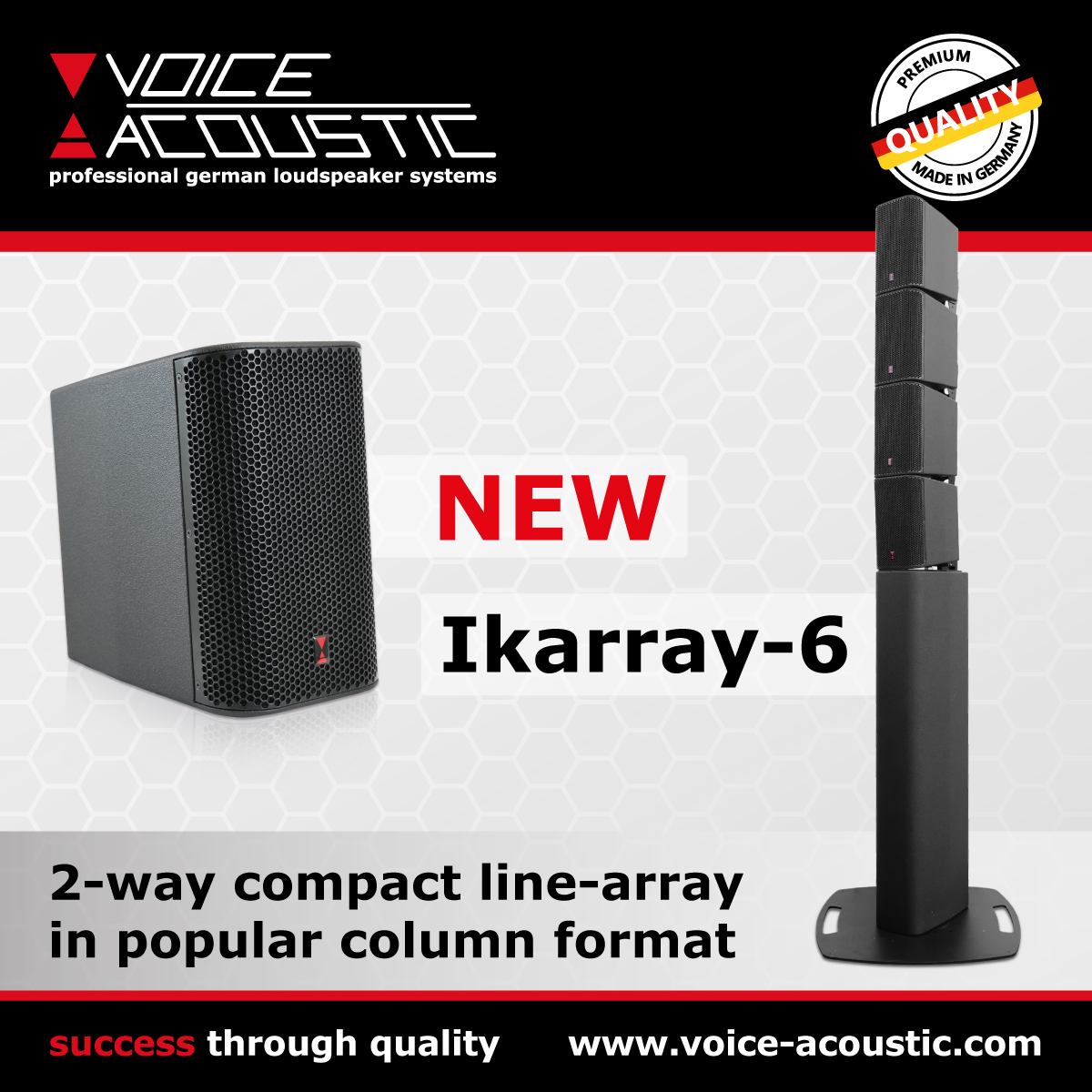 New: Voice-Acoustic Ikarray-6